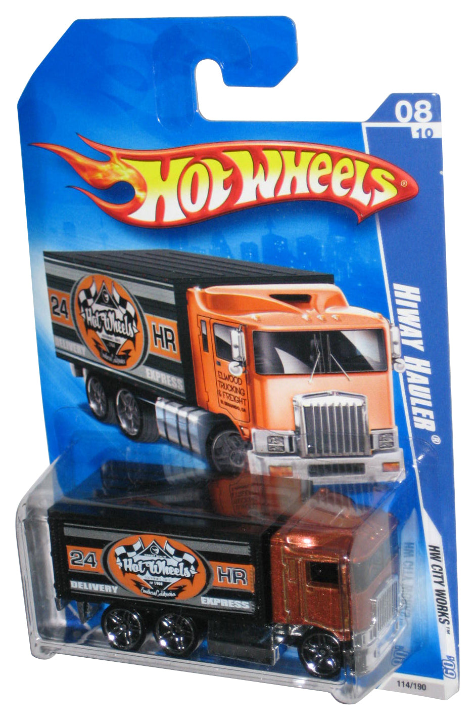 Hot Wheels HW City Works 08/10 '09 Copper Hiway Hauler Toy Truck 114/190