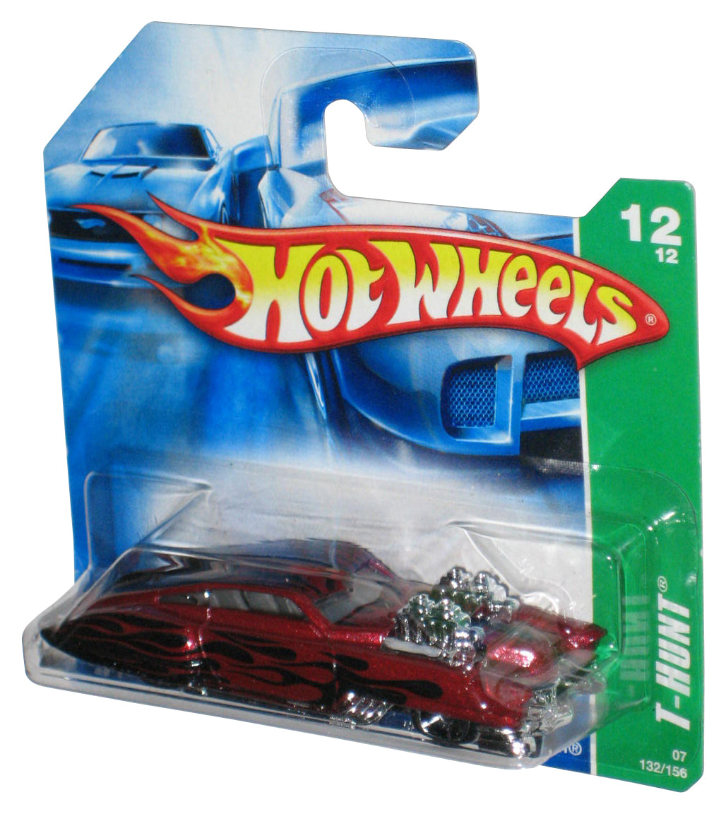 Hot Wheels T-Hunt 12/12 (2007) Red Evil Twin Toy Car 132/156 - (Short Card)