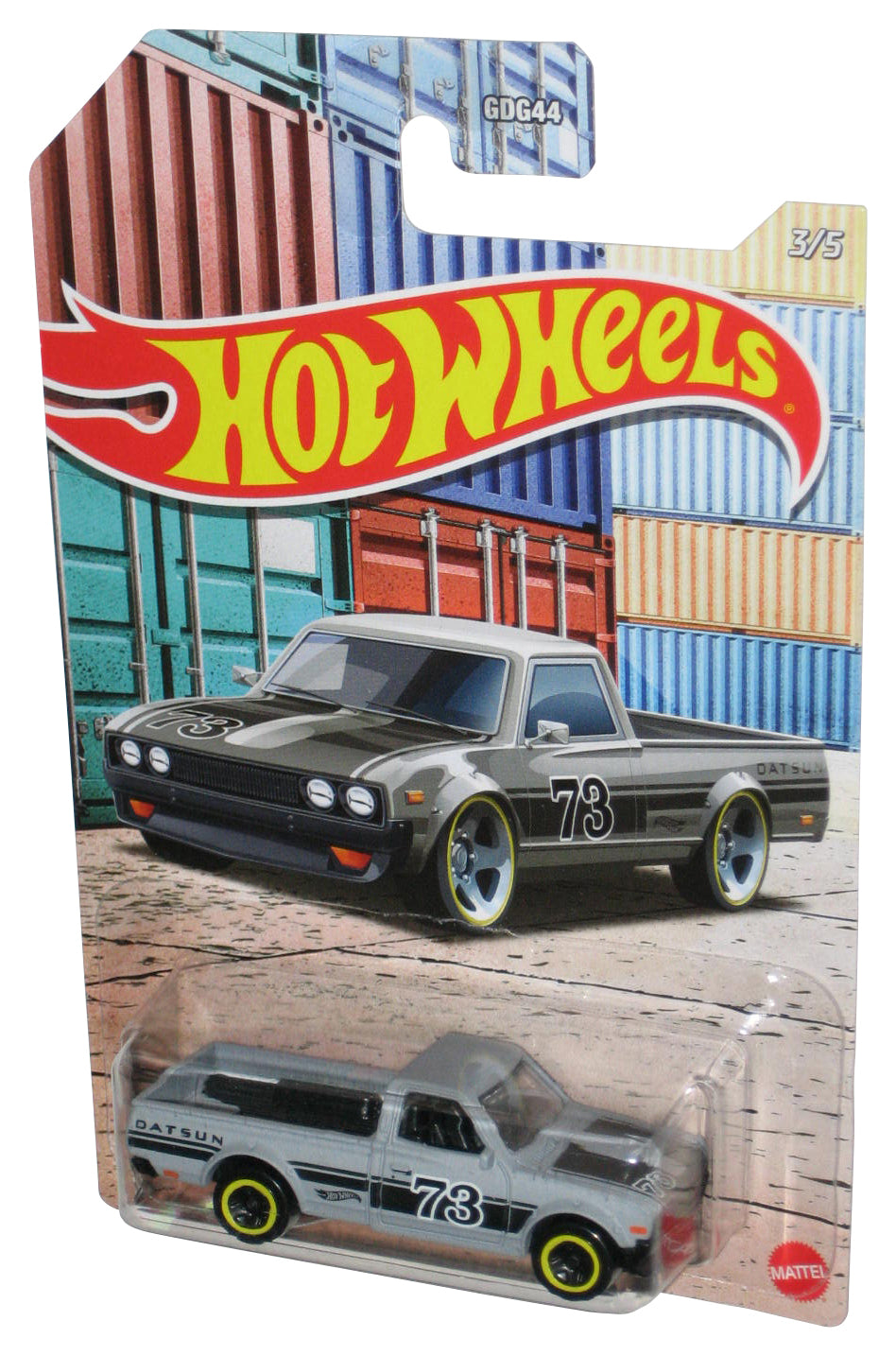 Hot Wheels Datsun 620 (2020) Mattel Gray Toy Truck 3/5