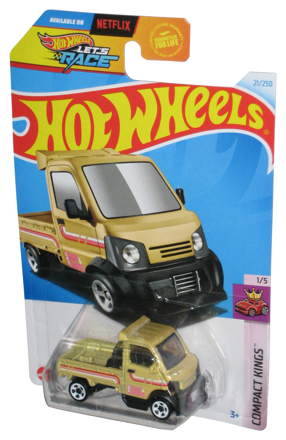 Hot Wheels Compact Kings 1/5 (2021) Yellow Mighty K Toy Car 21/250