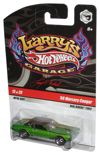 Hot Wheels Larry's Garage (2008) Green '68 Mercury Cougar Toy Car 13/20