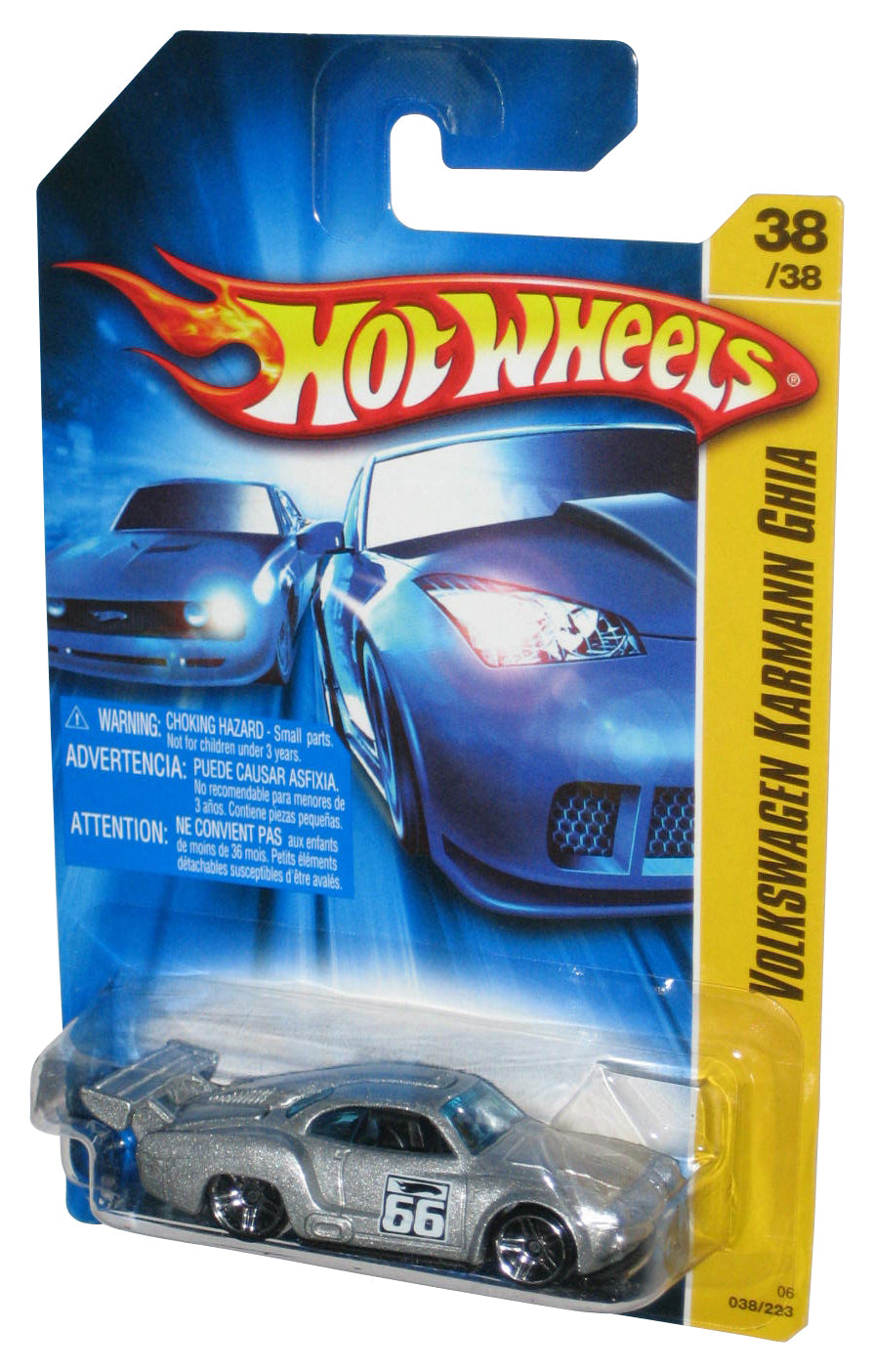 Hot Wheels 2006 New Models 38/38 Volkswagen Karmann Ghia Silver Car 038/223