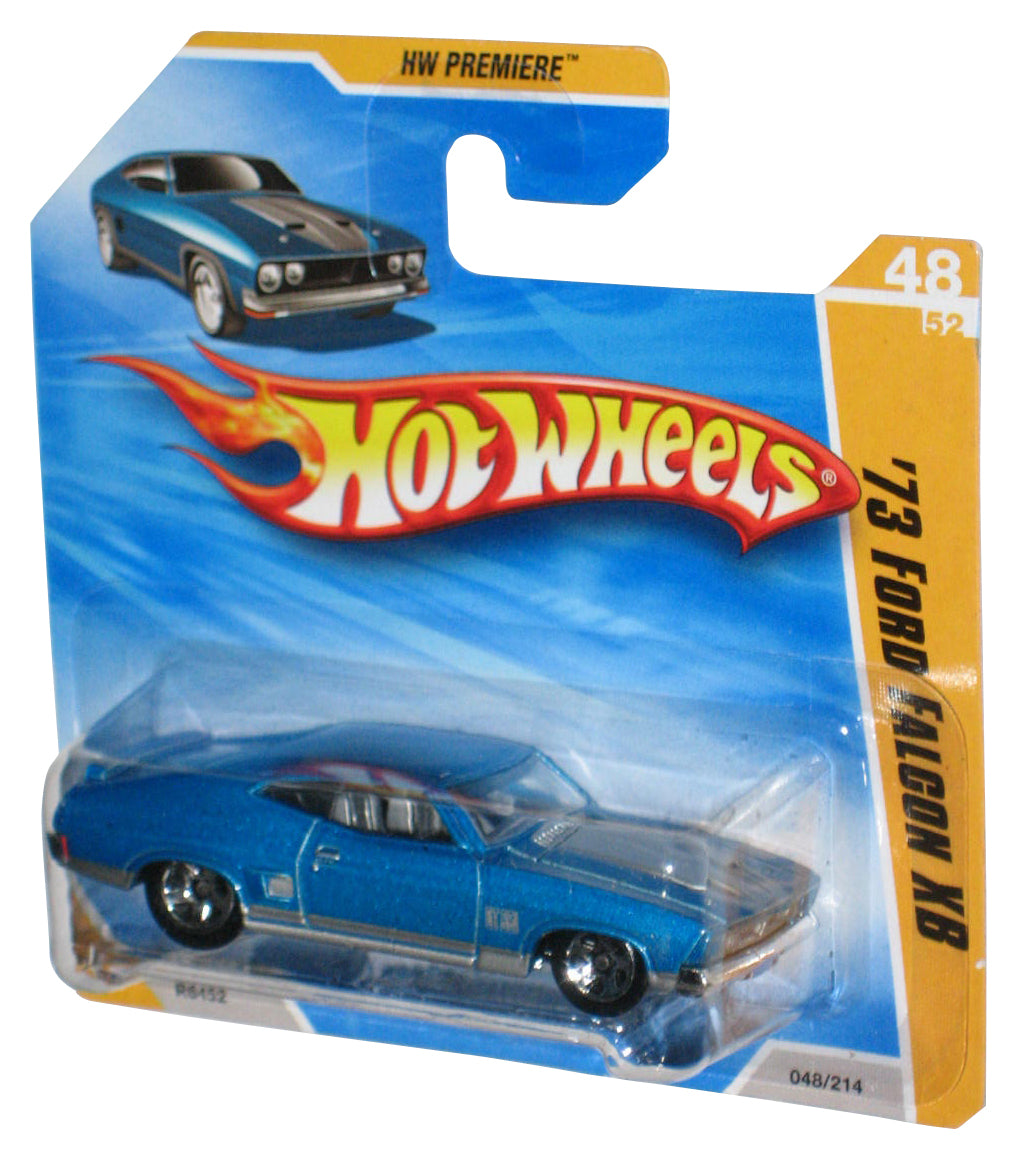 Hot Wheels HW Premiere 48/58 (2009) Blue '73 Ford Falcon XB Toy Car 048/214 - (Short Card)