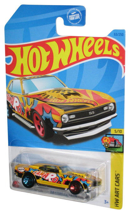 Hot Wheels HW Art 5/10 (2021) Yellow '68 Copo Camaro Toy Car 63/250