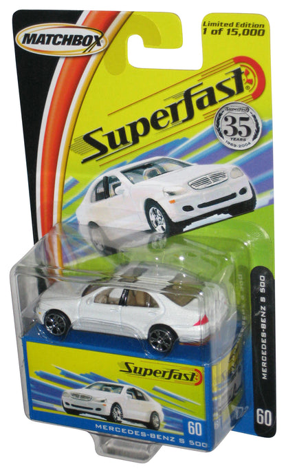 Matchbox Superfast Mercedes-Benz S 500 (2004) White Toy Car #60