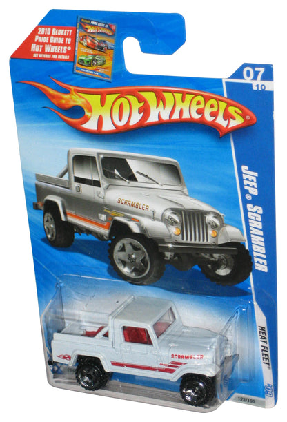 Hot Wheels Heat Fleet 07/10 '09 White Jeep Scrambler Toy 123/190