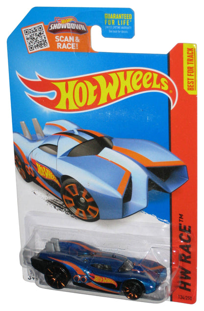 Hot Wheels HW Race (2013) Blue Prototype H-24 Toy Car 134/250