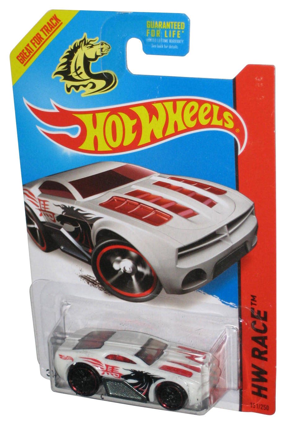 Hot Wheels HW Race (2013) White Horseplay Toy Car 151/250