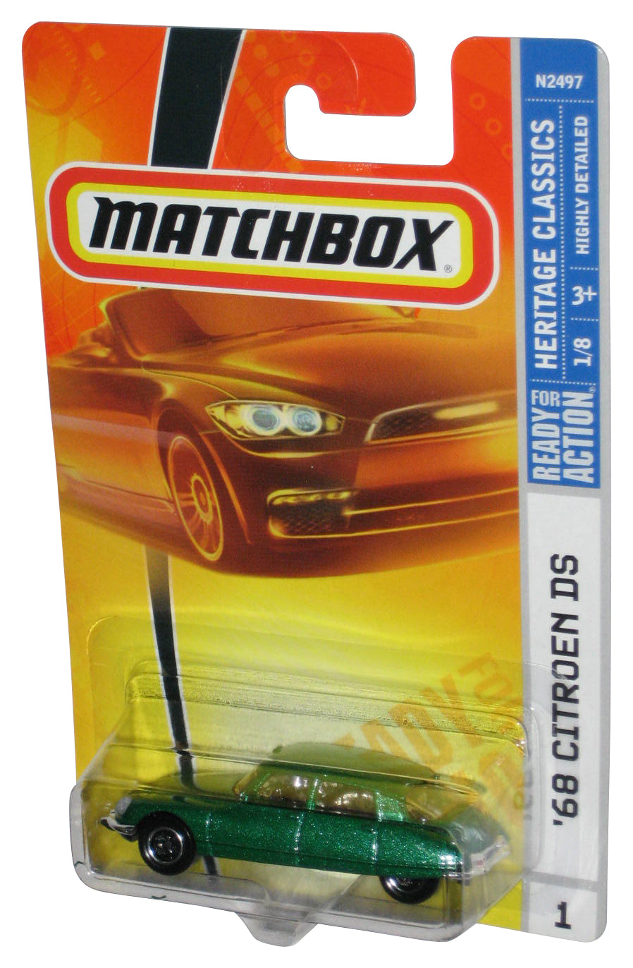Matchbox Heritage Classics 1/8 (2007) Green '68 Citroen DS Car #1