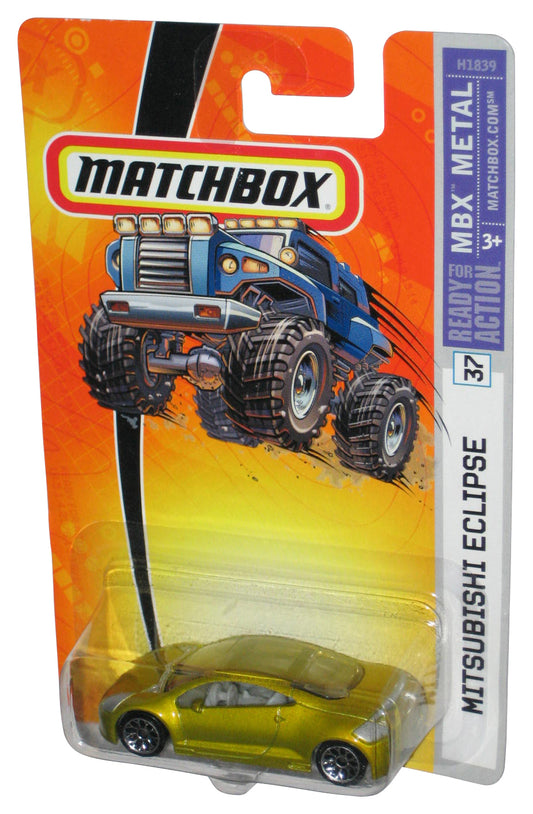 Matchbox MBX Metal (2005) Gold Mitsubishi Eclipse Toy Car #37