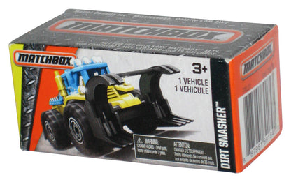 Matchbox Dirt Smasher (2020) Power Grabs Blue & Yellow Box Construction Toy 44/125