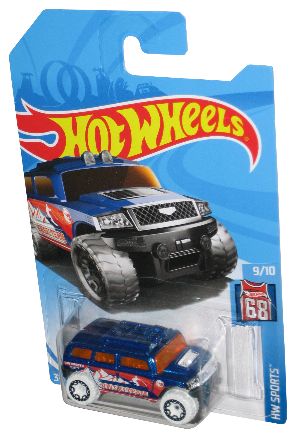 Hot Wheels HW Sports (2017) Blue Rockster Toy Car 9/10