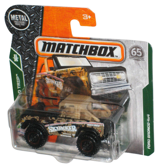 Matchbox MBX Road Trip 31/35 (2017) Camo Ford Bronco 4x4 Toy 112/125 - (Short Card)