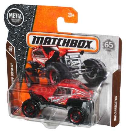 Matchbox MBX Off Road 12/20 (2017) Red GHE-O Predator Toy Car 103/125 - (Short Card)