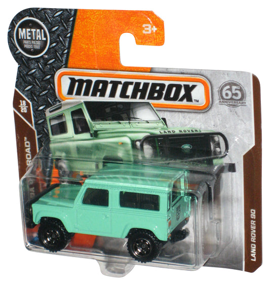 Matchbox MBX Off Road 18/20 (2017) Green Land Rover 90 Toy Car 118/125 - (Short Card)