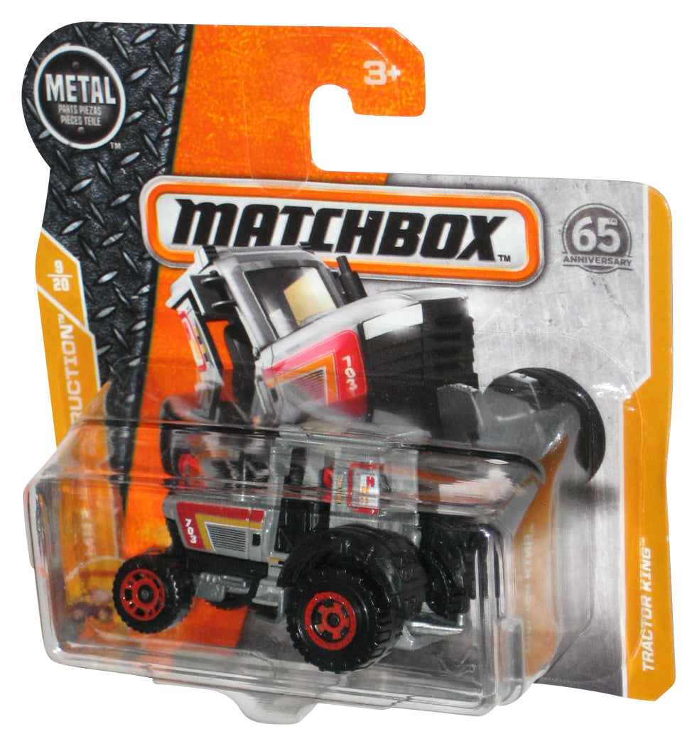 Matchbox MBX Construction 9/20 (2017) Gray Tractor King Toy 44/125 - (Short Card)