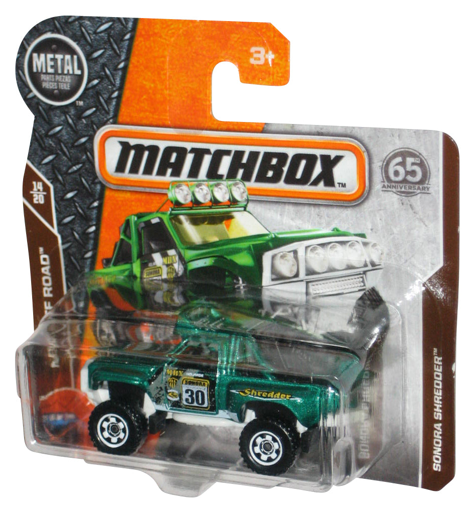 Matchbox MBX Off-Road 14/20 (2017) Sonora Shredder Green Toy Car 107/125 - (Short Card)