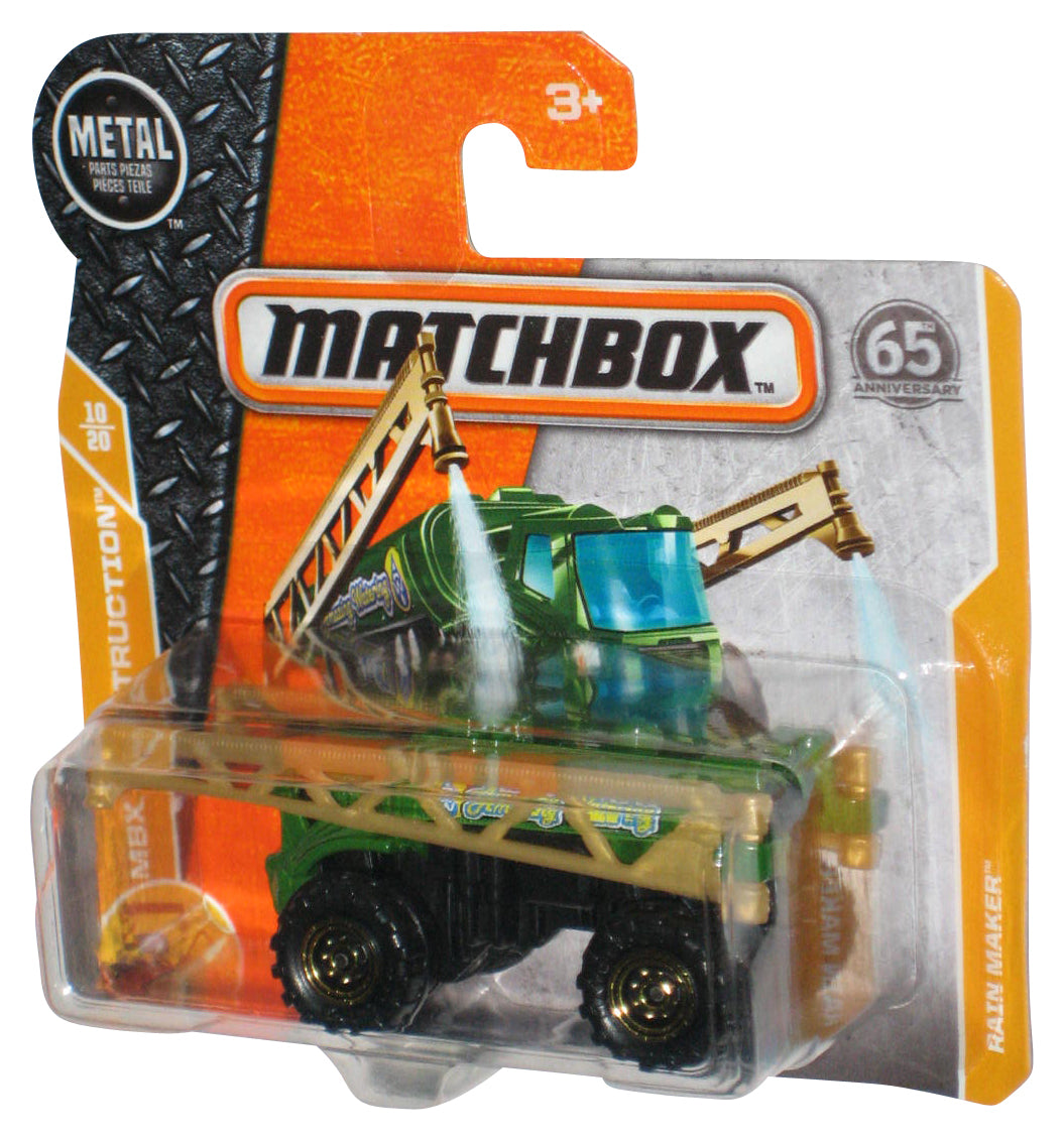 Matchbox MBX Construction 10/20 (2017) Rain Maker Green Toy Vehicle 46/125 - (Short Card)