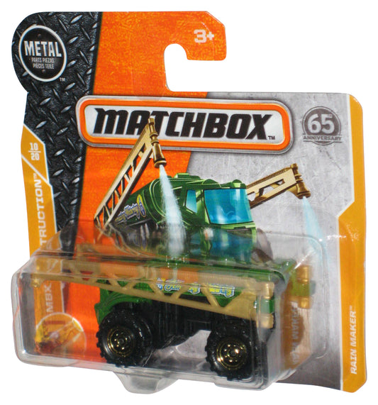 Matchbox MBX Construction 10/20 (2017) Rain Maker Green Toy Vehicle 46/125 - (Short Card)