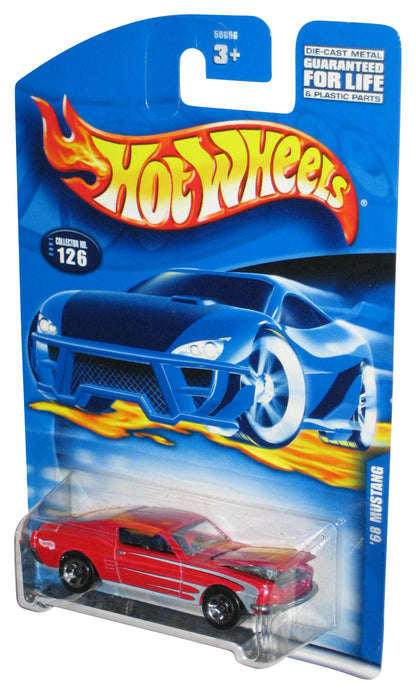 Hot Wheels Red '68 Mustang (2001) Mattel Collector Toy Car #126