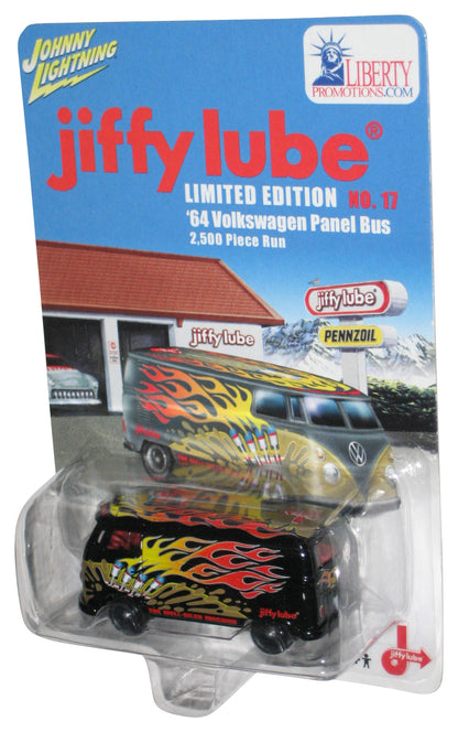 Johnny Lightning Jiffy Lube (2006) RC2 Black '64 Volkswagen Panel Bus Toy No. 17