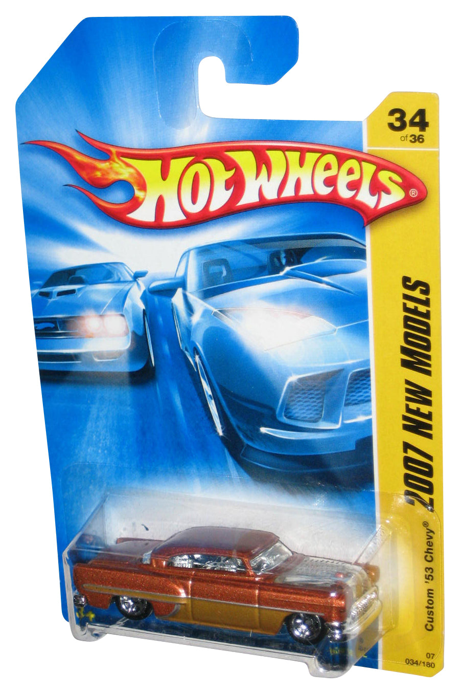 Hot Wheels 2007 New Models Copper Custom '53 Chevy Toy Car 034/180