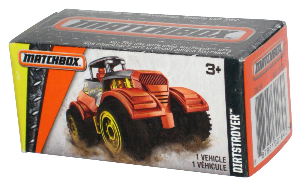 Matchbox MBX Construction Dirtstroyer (2016) Power Grabs Box Red Toy 36/125