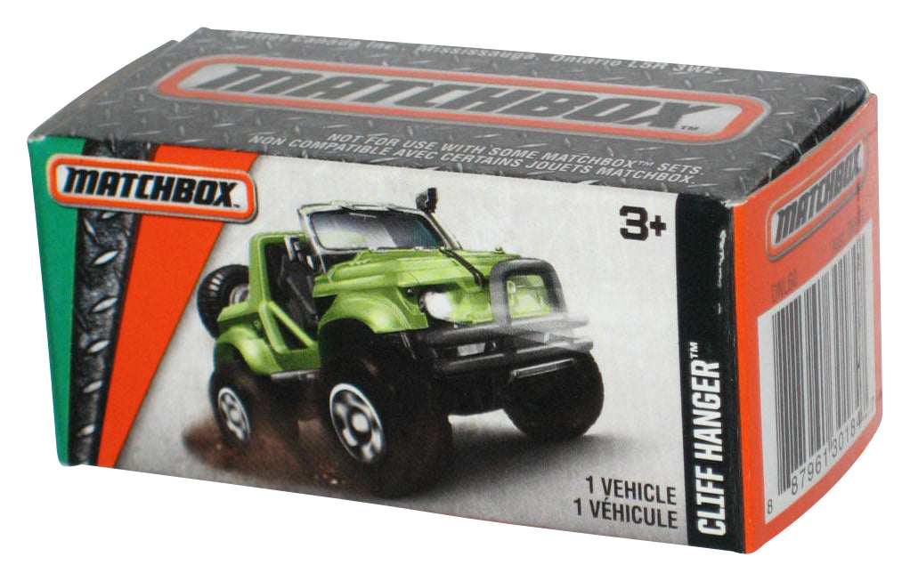 Matchbox Green Cliff Hanger (2016) Power Grabs Box Toy Car 124/125