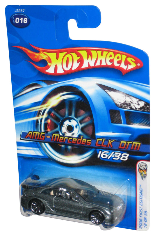 Hot Wheels 2006 First Editions 16/38 AMG-Mercedes CLK DTM Gray Car #016
