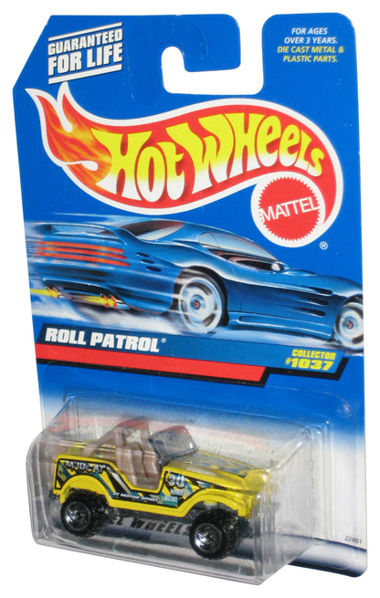Hot Wheels Roll Patrol (1998) Yellow Collector Toy Vehicle #1037