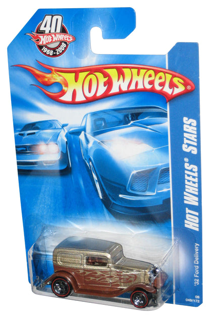 Hot Wheels 40th Stars Gold '32 Ford Delivery Toy Car 049/172