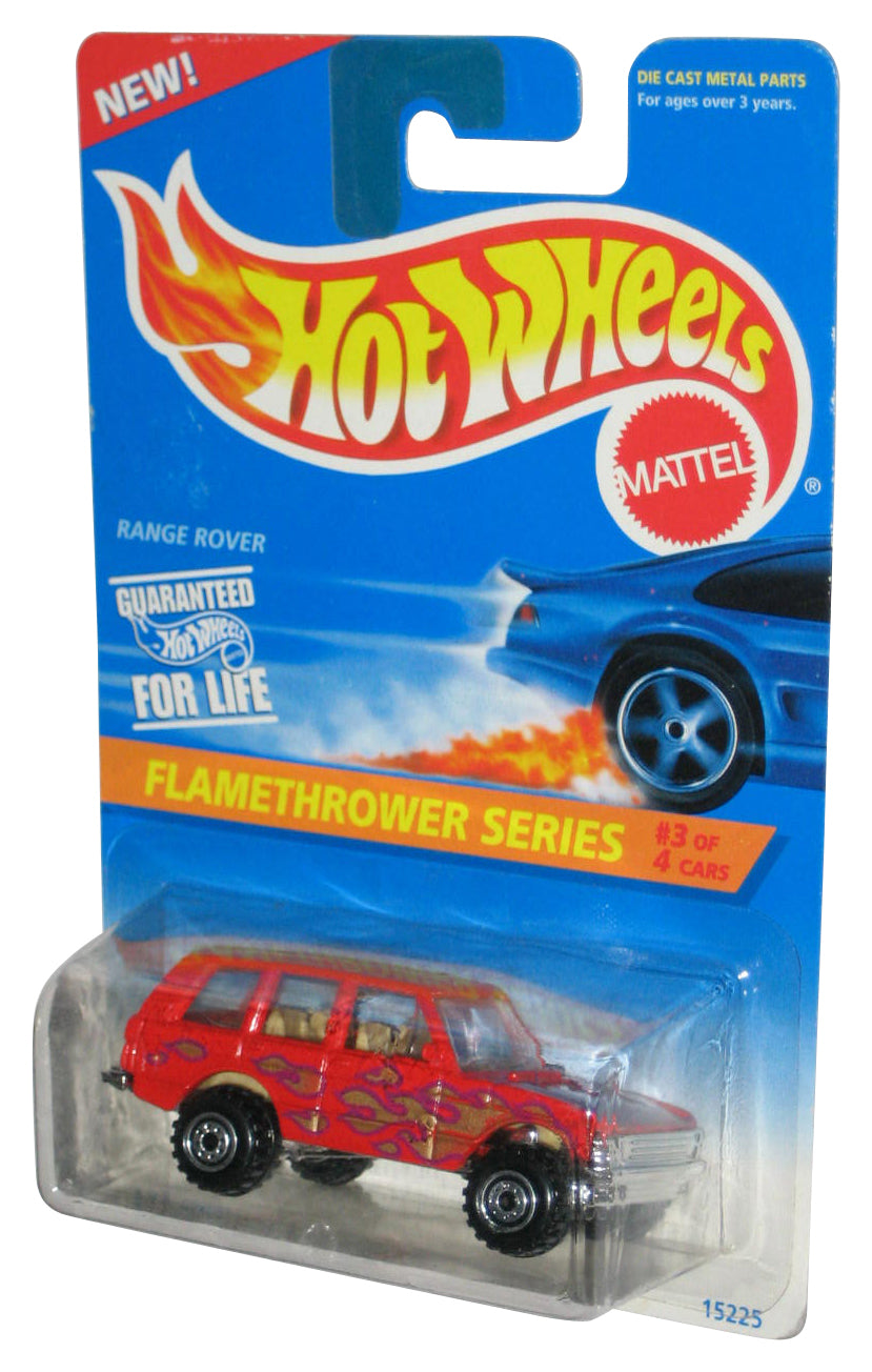 Hot Wheels Flamethrower Series (1995) Red Range Rover Truck #386