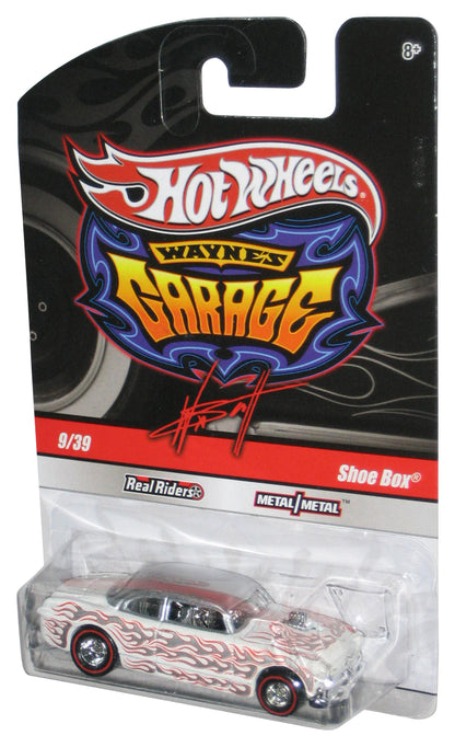 Hot Wheels Wayne's Garage (2009) White & Silver Real Riders Shoe Box Toy Car 9/39