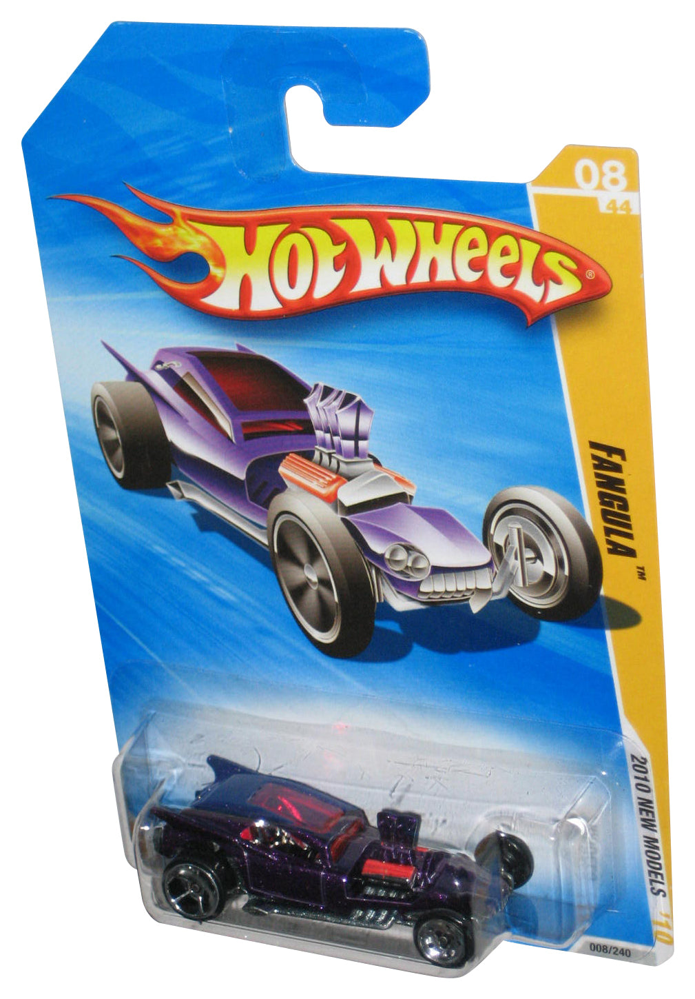Hot Wheels 2010 New Models '10 Purple Fangula Toy Car 008/240