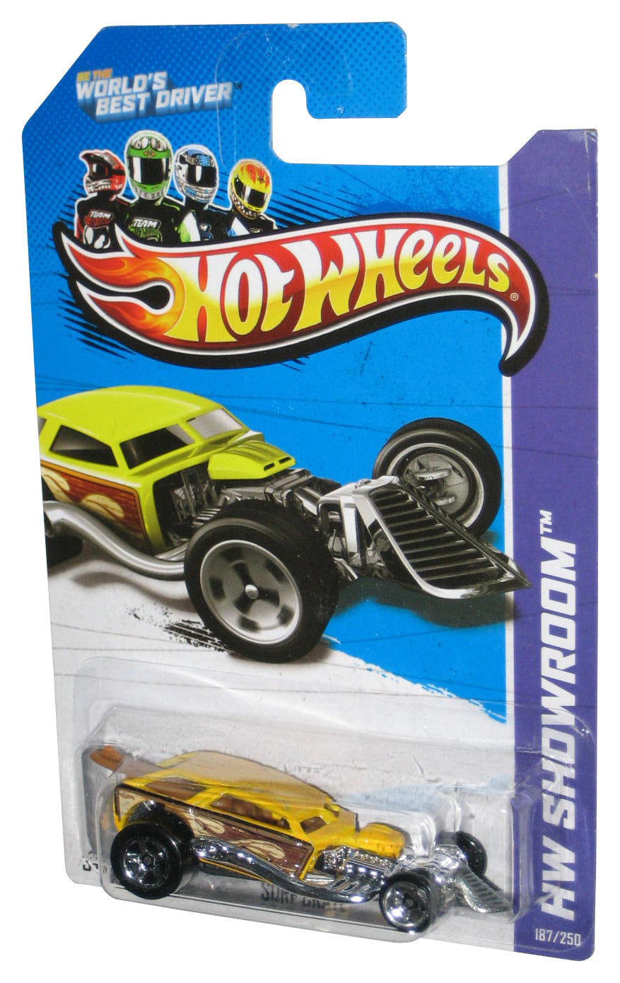 Hot Wheels HW Showroom (2012) Yellow Surf Crate Toy Car 187/250