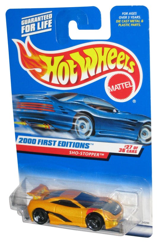 Hot Wheels 2000 First Editions 27/36 Yellow Sho-Stopper Toy Car #087