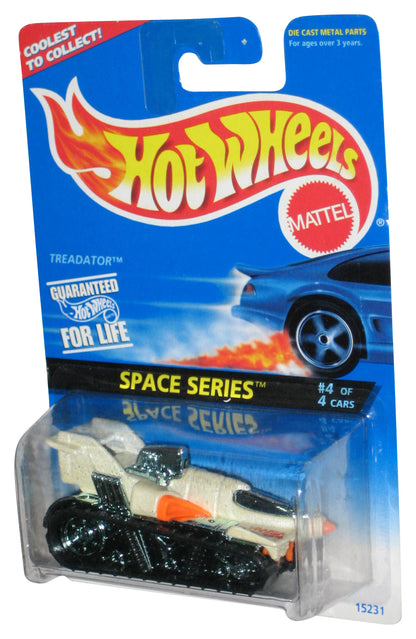 Hot Wheels Space Series 4/4 (1995) White Treadator Die-Cast Toy Car #391