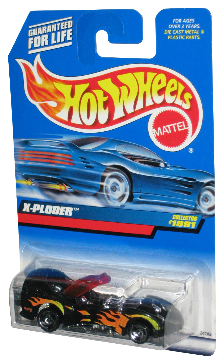 Hot Wheels X-Ploder (1998) Black Collector Toy Car #1091