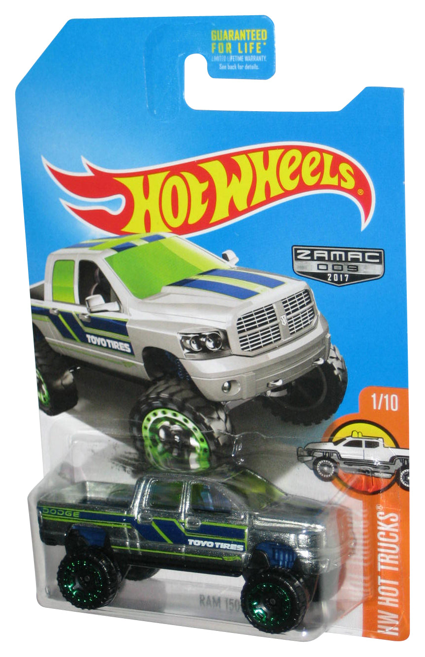Hot Wheels HW Hot Trucks 1/10 (2017) Silver Zamac 009 Ram 1500 Rebel Toy