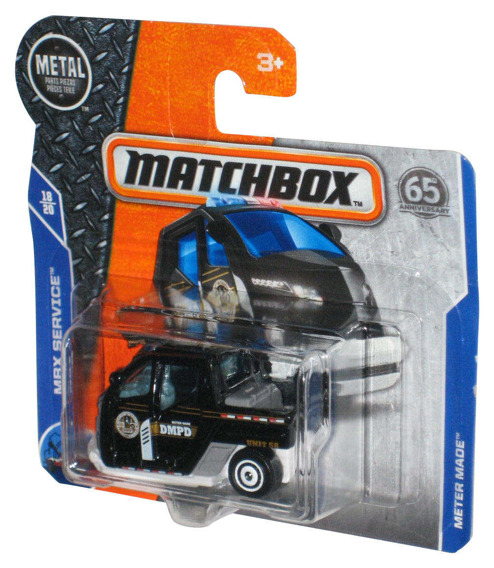 Matchbox MBX Service 18/20 (2017) Black Meter Made Toy Car 86/125 - (Short Card)