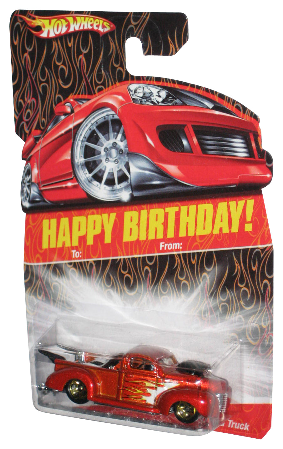 Hot Wheels Happy Birthday (2008) Red '40 Ford Truck Toy