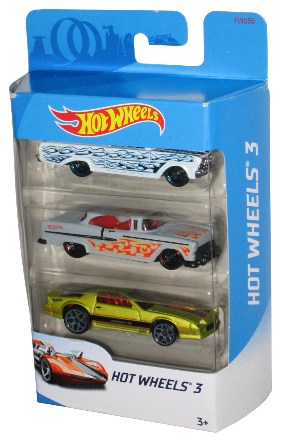 Hot Wheels 3 (2017) Mattel Car 3-Pack Box Set