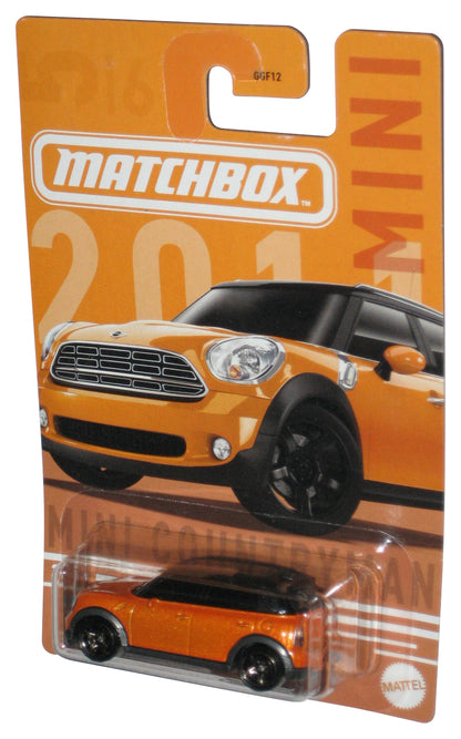 Matchbox 2011 Mini Countryman (2023) Orange & Black Toy Car 5/6
