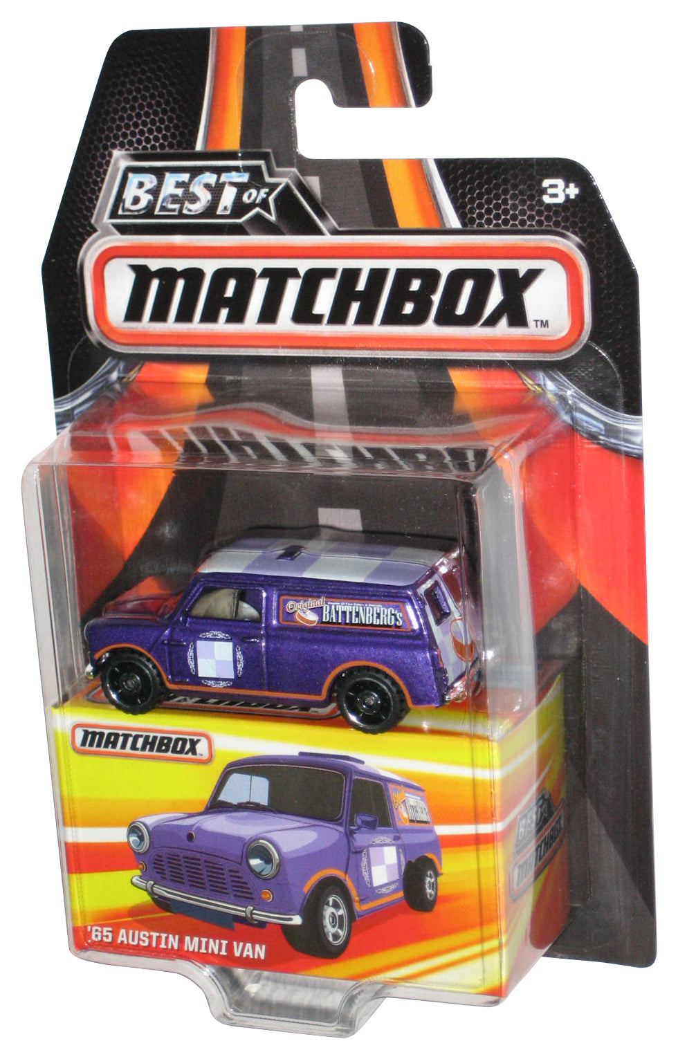 Matchbox Best of '65 Austin Mini Van (2015) Mattel Purple Toy Car