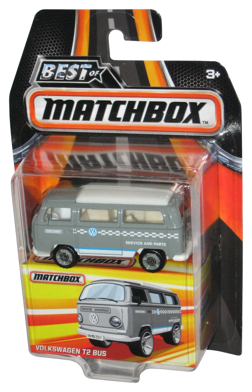 Matchbox Best of Volkswagen T2 (2016) Mattel Bus Gray Service & Parts Toy Vehicle