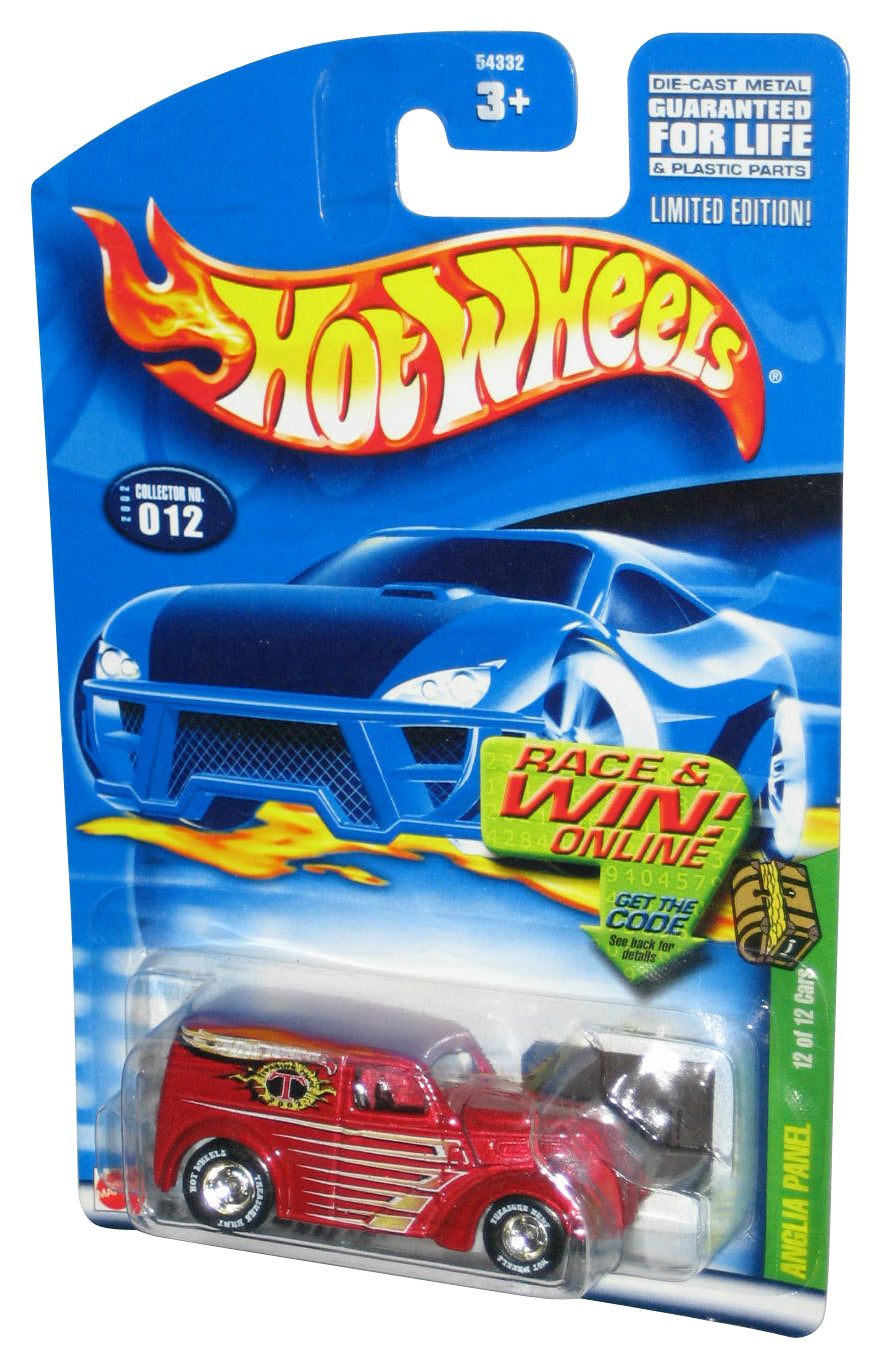 Hot Wheels Treasure Chest 12/12 (2002) Red Anglia Panel Toy Car #012