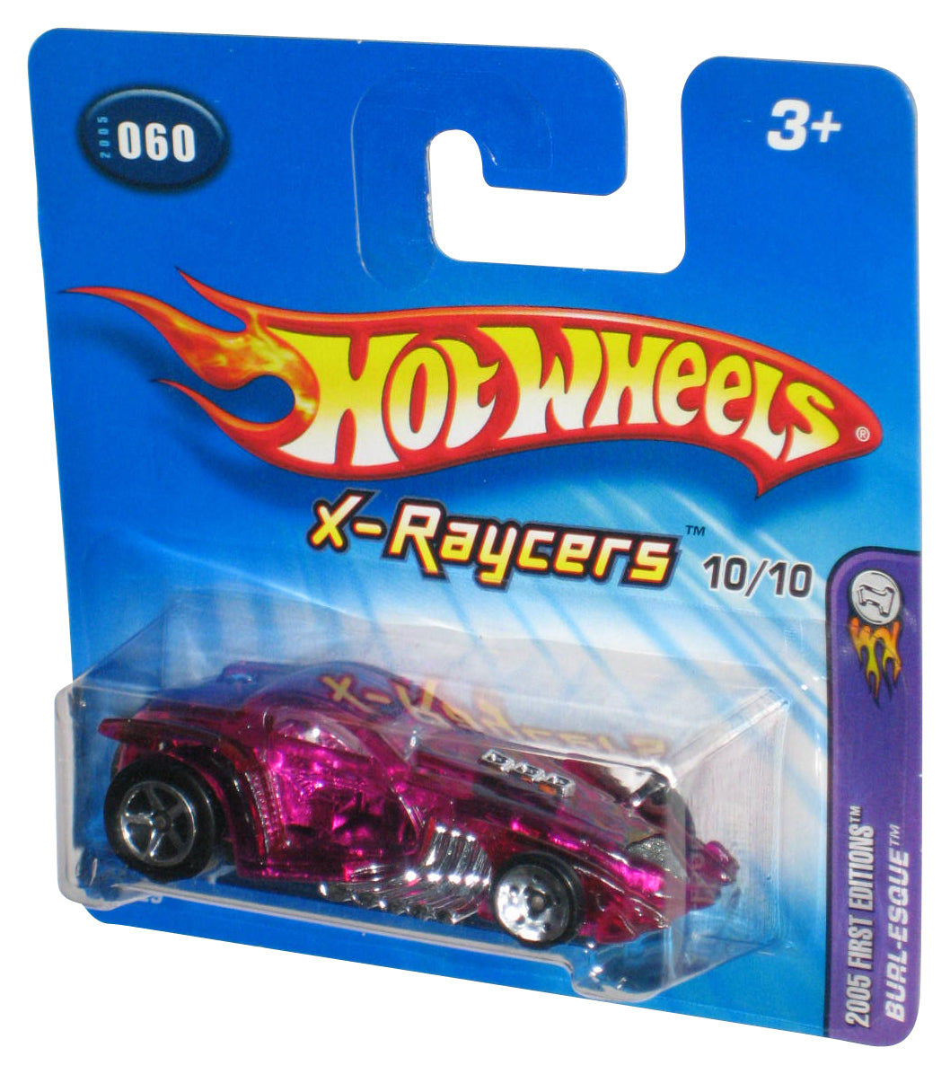 Hot Wheels 2005 First Editions X-Raycers 10/10 (2004) Purple Burl-Esque Car #060 - (Short Card)