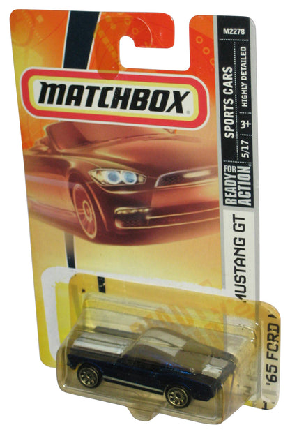 Matchbox Sports Cars 5/17 (2007) Blue '65 Ford Mustang GT Car #13 - (Plastic Loose From Card)