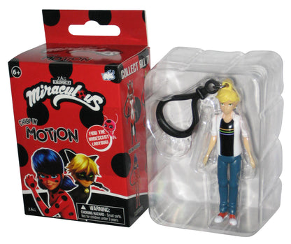 Miraculous Ladybug In Motion Bullsitoy Adrien 3-Inch Mini Figure Keychain