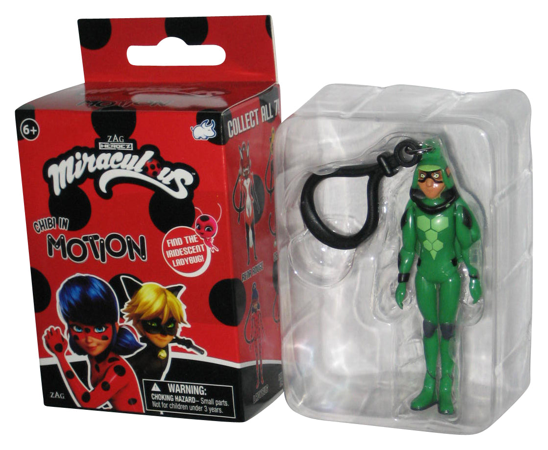 Miraculous Ladybug In Motion Bullsitoy Carapace 3-Inch Mini Figure Keychain
